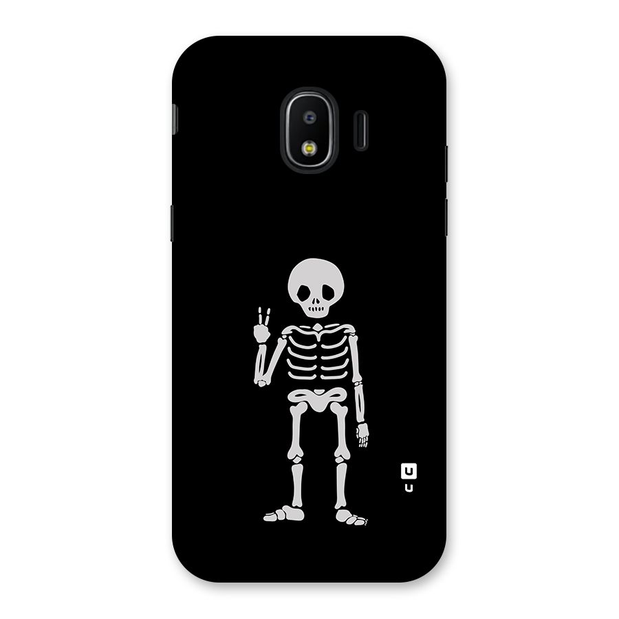 Victory Skeleton Spooky Back Case for Galaxy J2 Pro 2018