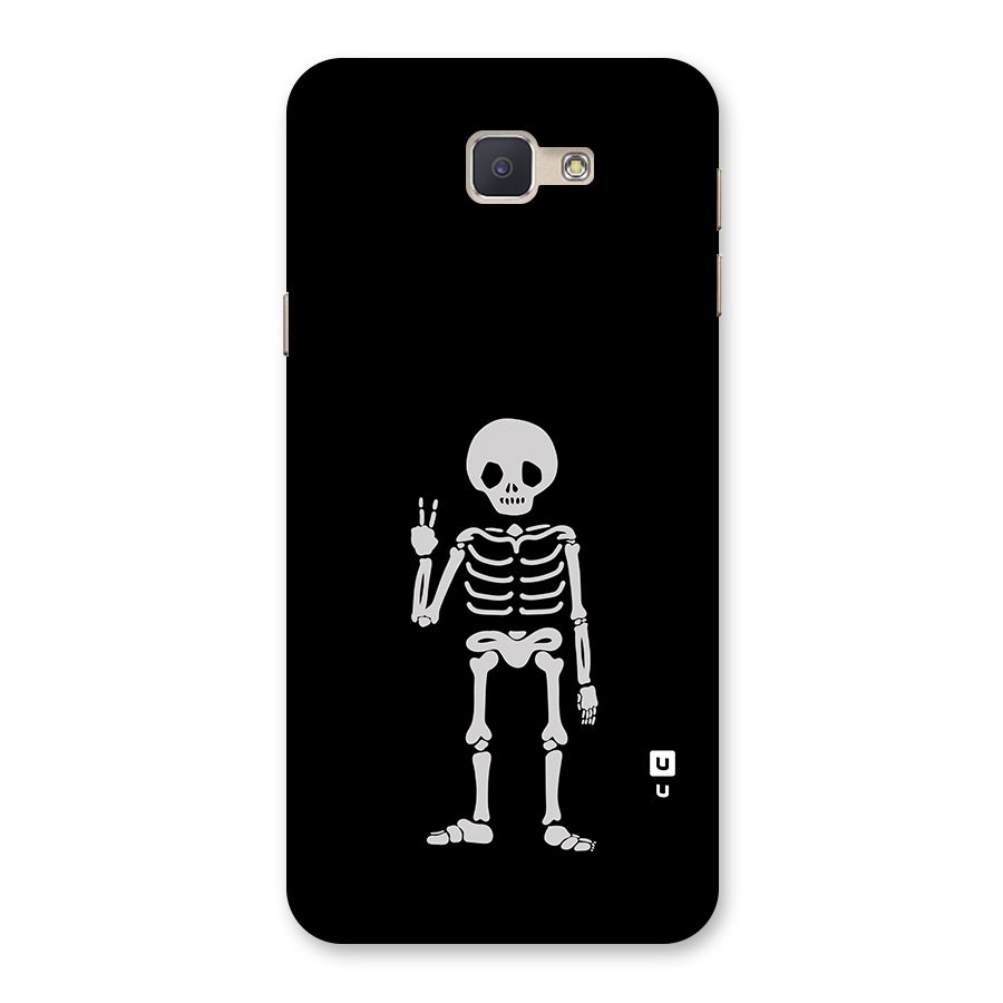Victory Skeleton Spooky Back Case for Galaxy J5 Prime