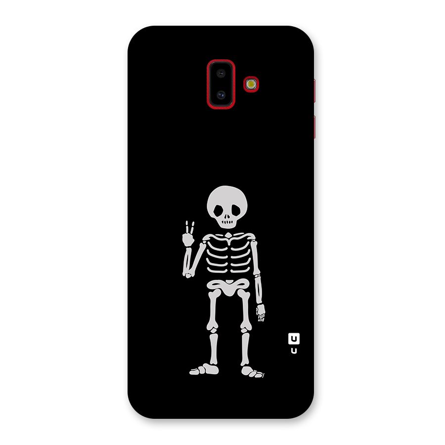 Victory Skeleton Spooky Back Case for Galaxy J6 Plus