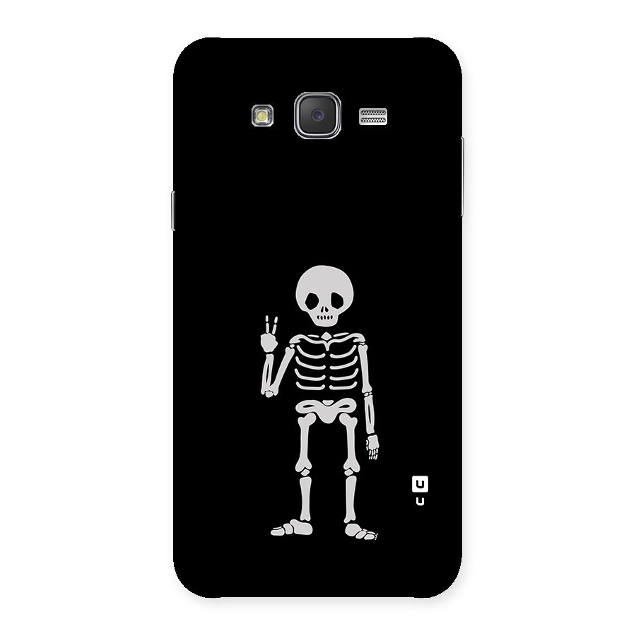 Victory Skeleton Spooky Back Case for Galaxy J7