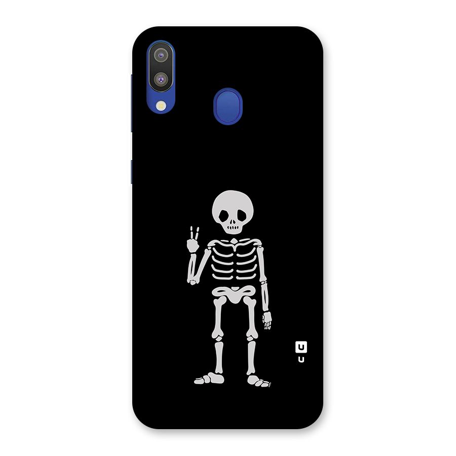 Victory Skeleton Spooky Back Case for Galaxy M20