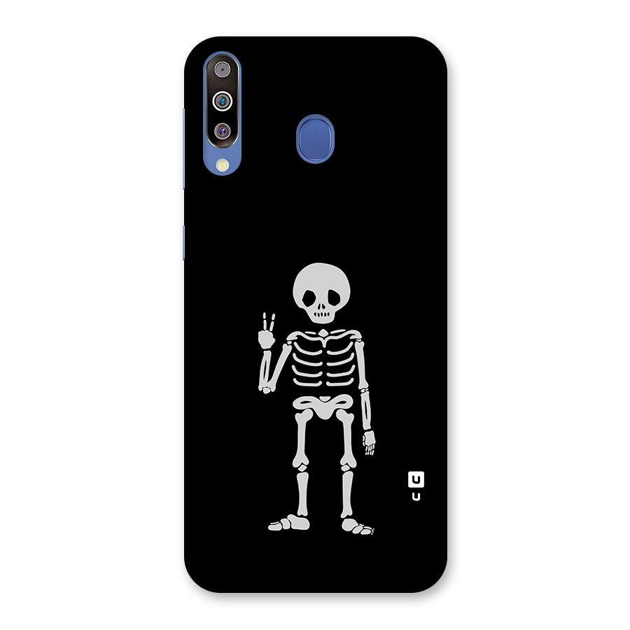 Victory Skeleton Spooky Back Case for Galaxy M30