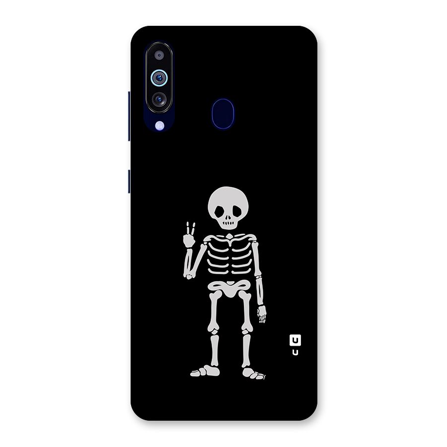 Victory Skeleton Spooky Back Case for Galaxy M40