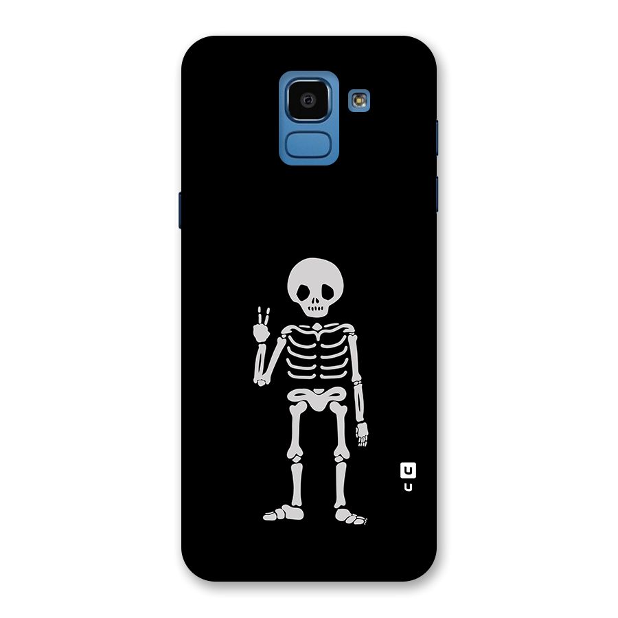 Victory Skeleton Spooky Back Case for Galaxy On6