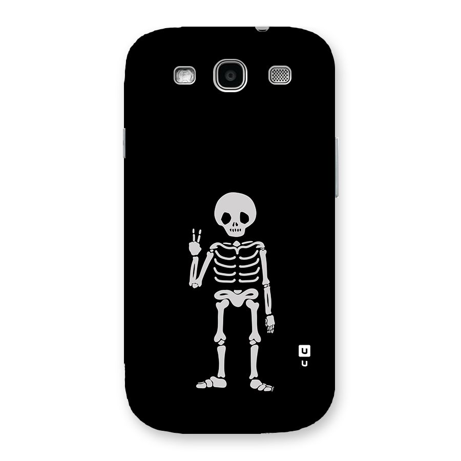 Victory Skeleton Spooky Back Case for Galaxy S3