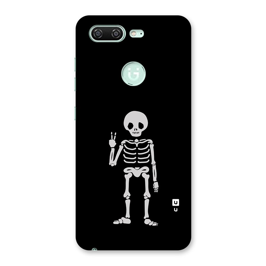 Victory Skeleton Spooky Back Case for Gionee S10