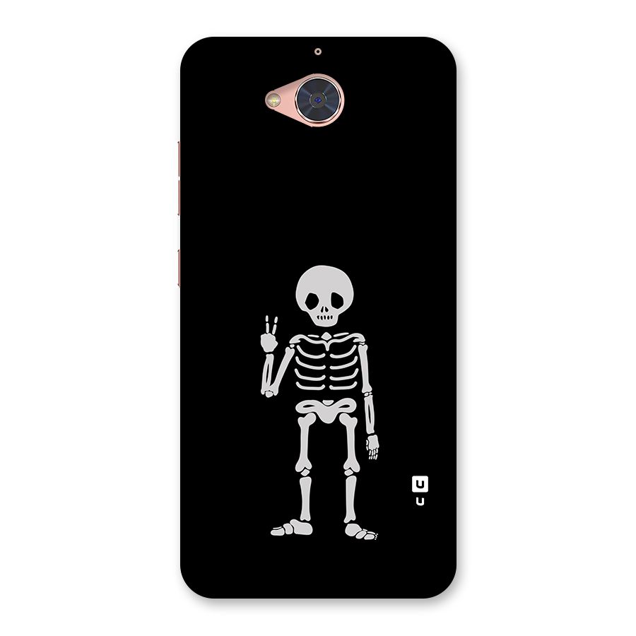Victory Skeleton Spooky Back Case for Gionee S6 Pro
