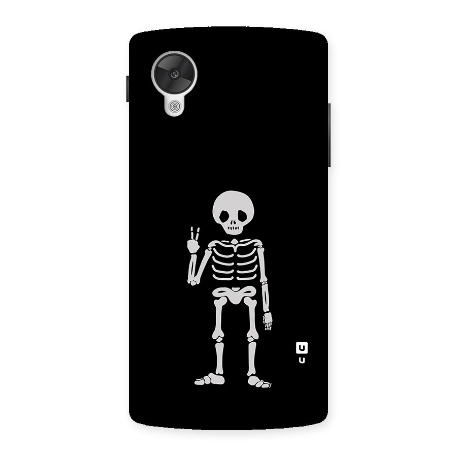 Victory Skeleton Spooky Back Case for Google Nexsus 5