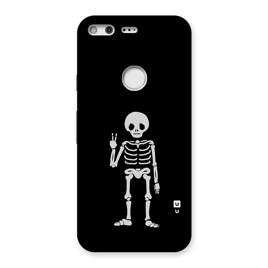 Victory Skeleton Spooky Back Case for Google Pixel