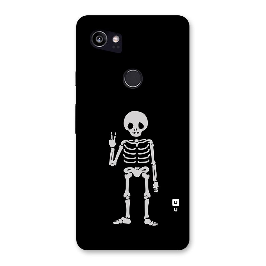 Victory Skeleton Spooky Back Case for Google Pixel 2 XL