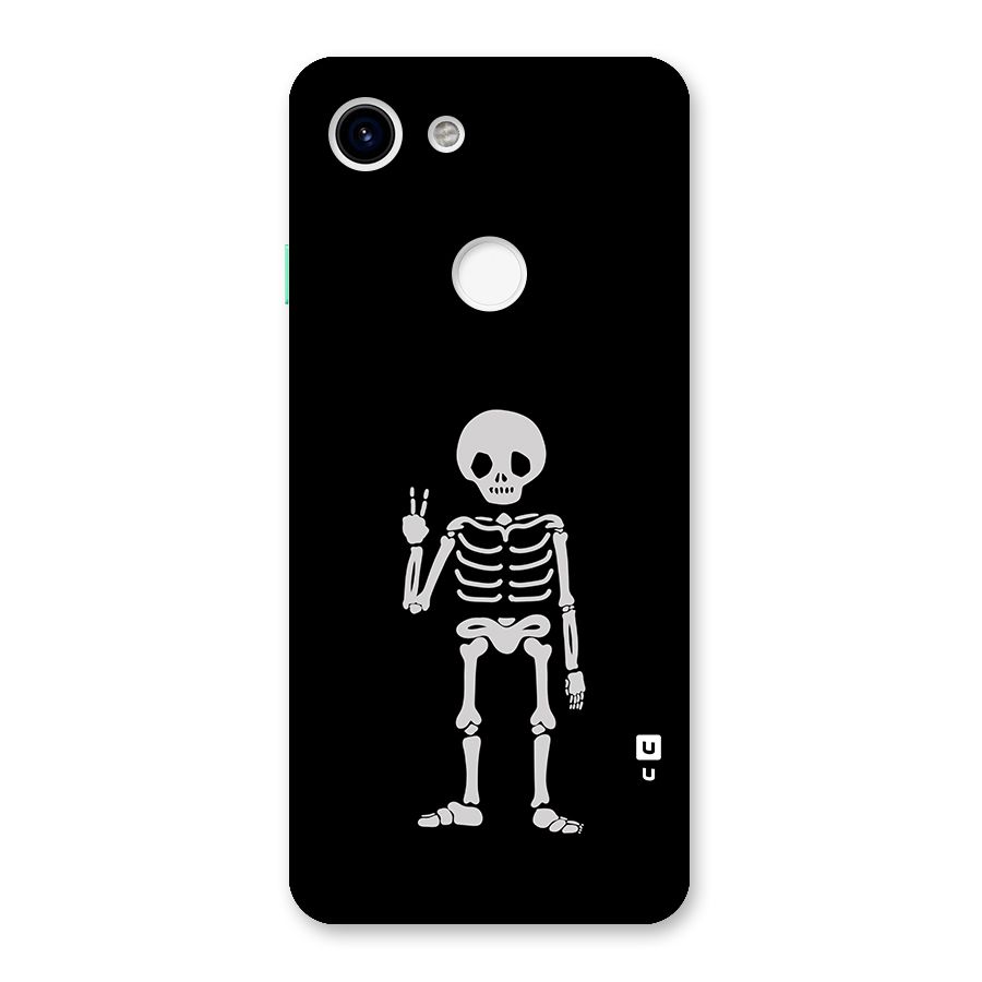 Victory Skeleton Spooky Back Case for Google Pixel 3