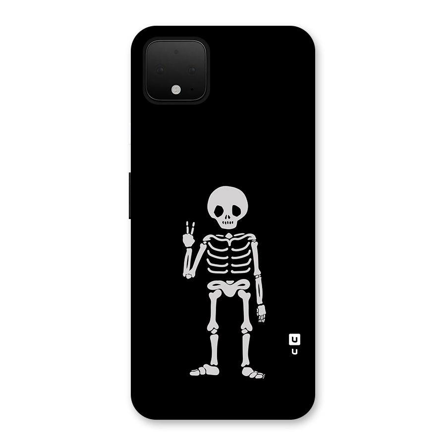 Victory Skeleton Spooky Back Case for Google Pixel 4 XL