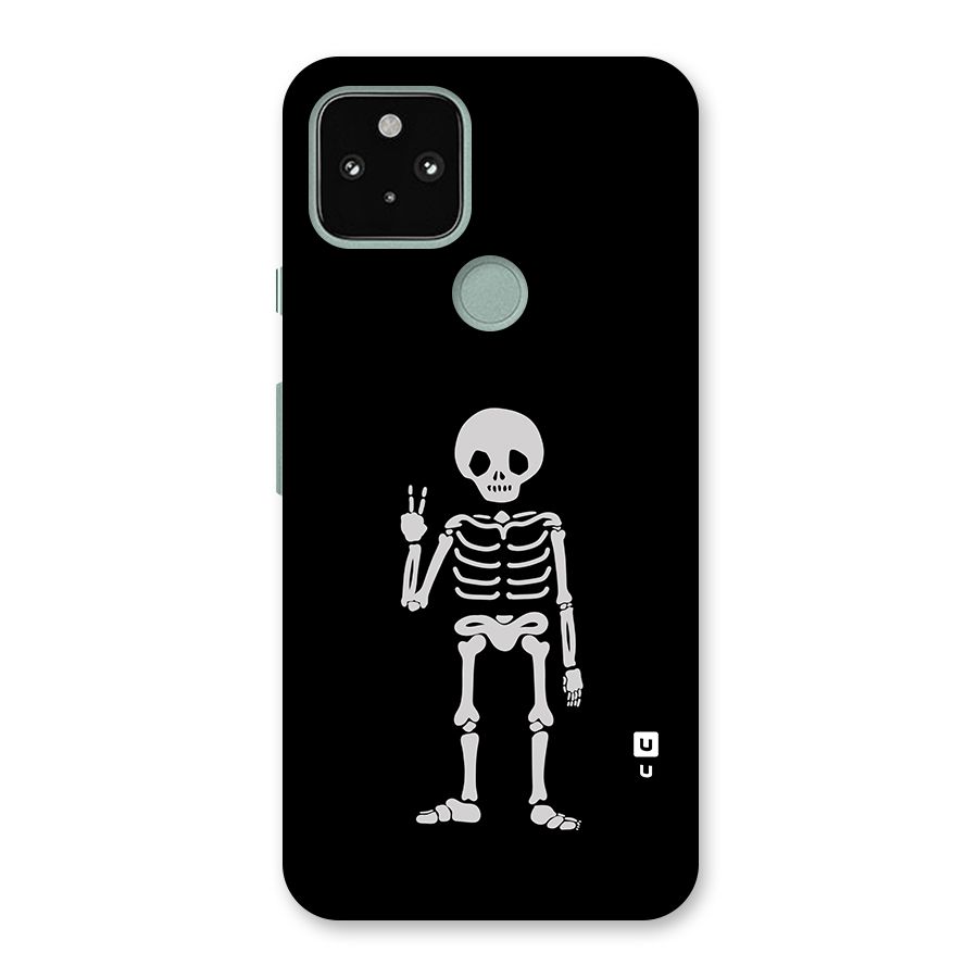 Victory Skeleton Spooky Back Case for Google Pixel 5