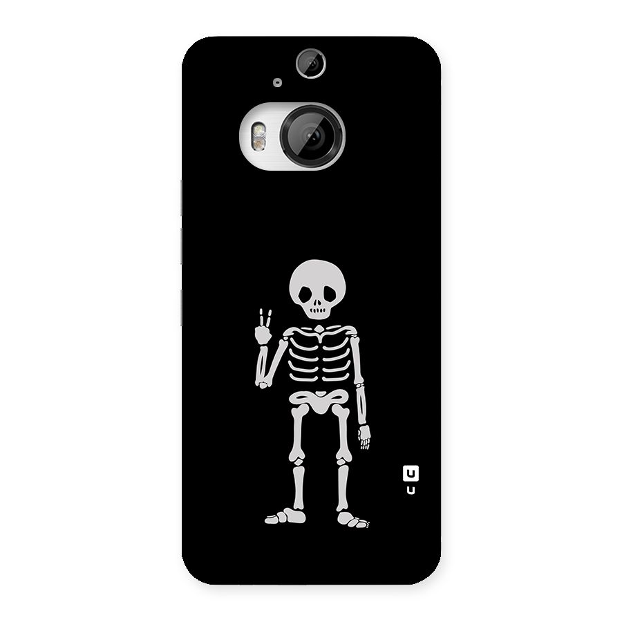 Victory Skeleton Spooky Back Case for HTC One M9 Plus