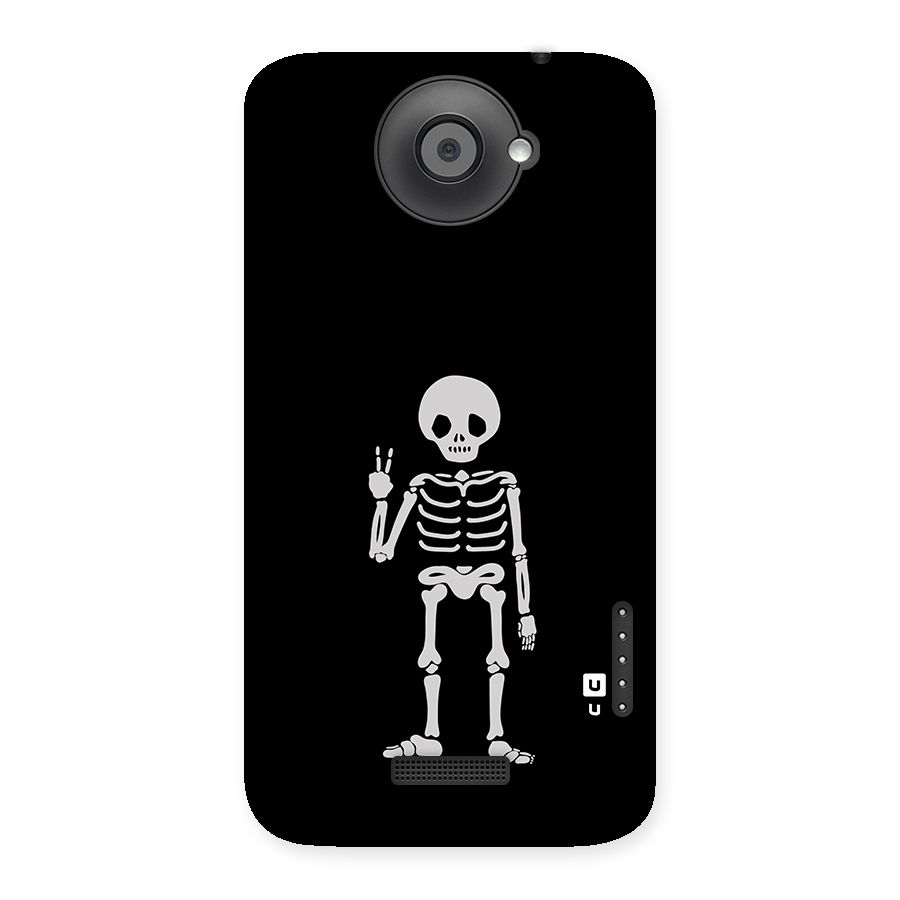 Victory Skeleton Spooky Back Case for HTC One X