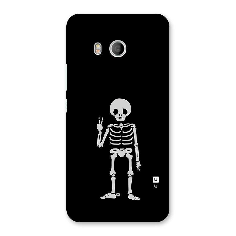 Victory Skeleton Spooky Back Case for HTC U11