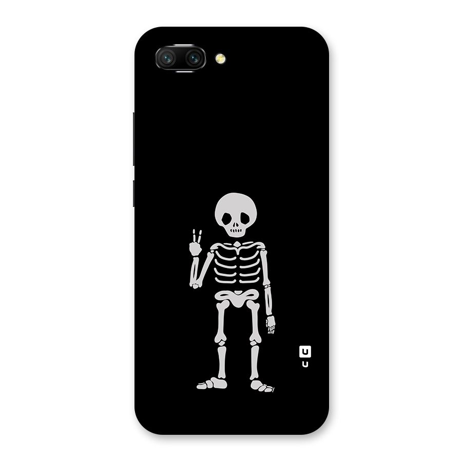 Victory Skeleton Spooky Back Case for Honor 10