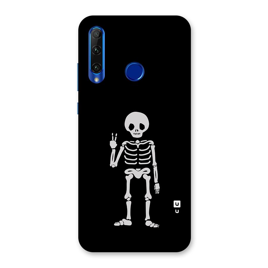 Victory Skeleton Spooky Back Case for Honor 20i