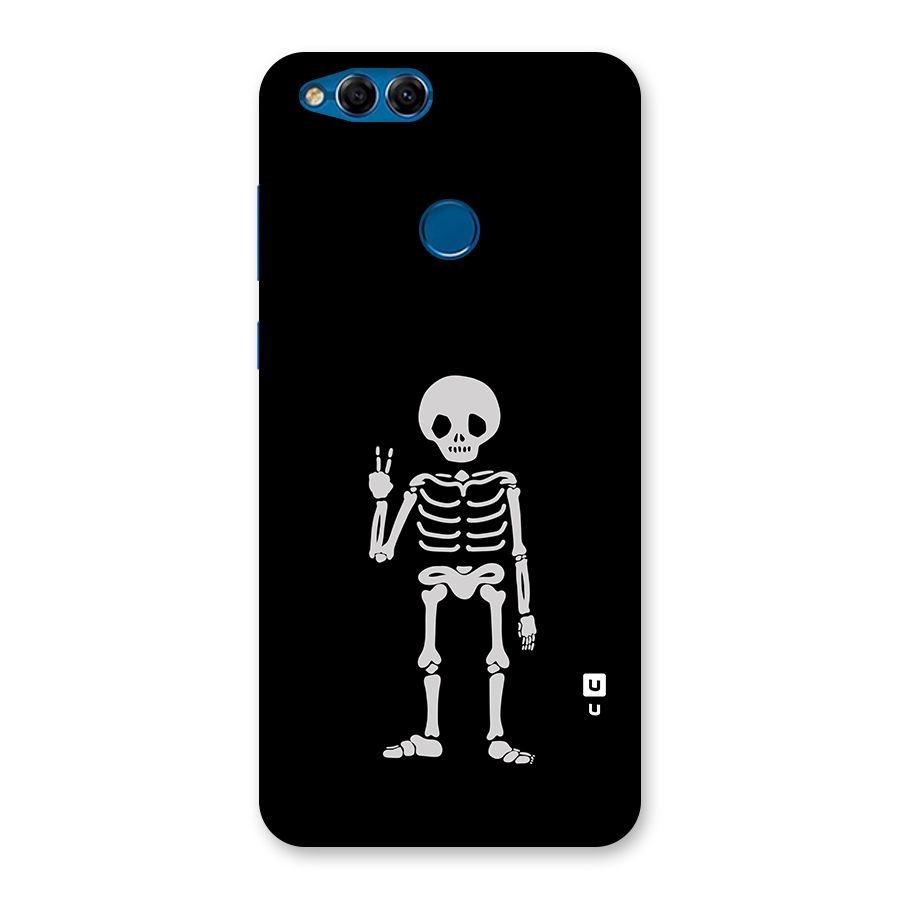Victory Skeleton Spooky Back Case for Honor 7X