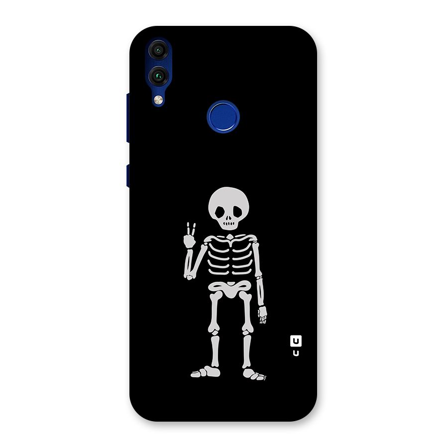 Victory Skeleton Spooky Back Case for Honor 8C