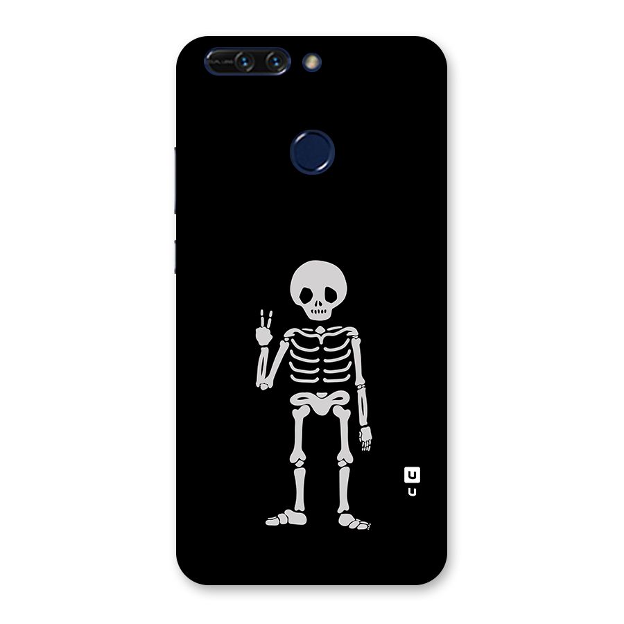 Victory Skeleton Spooky Back Case for Honor 8 Pro