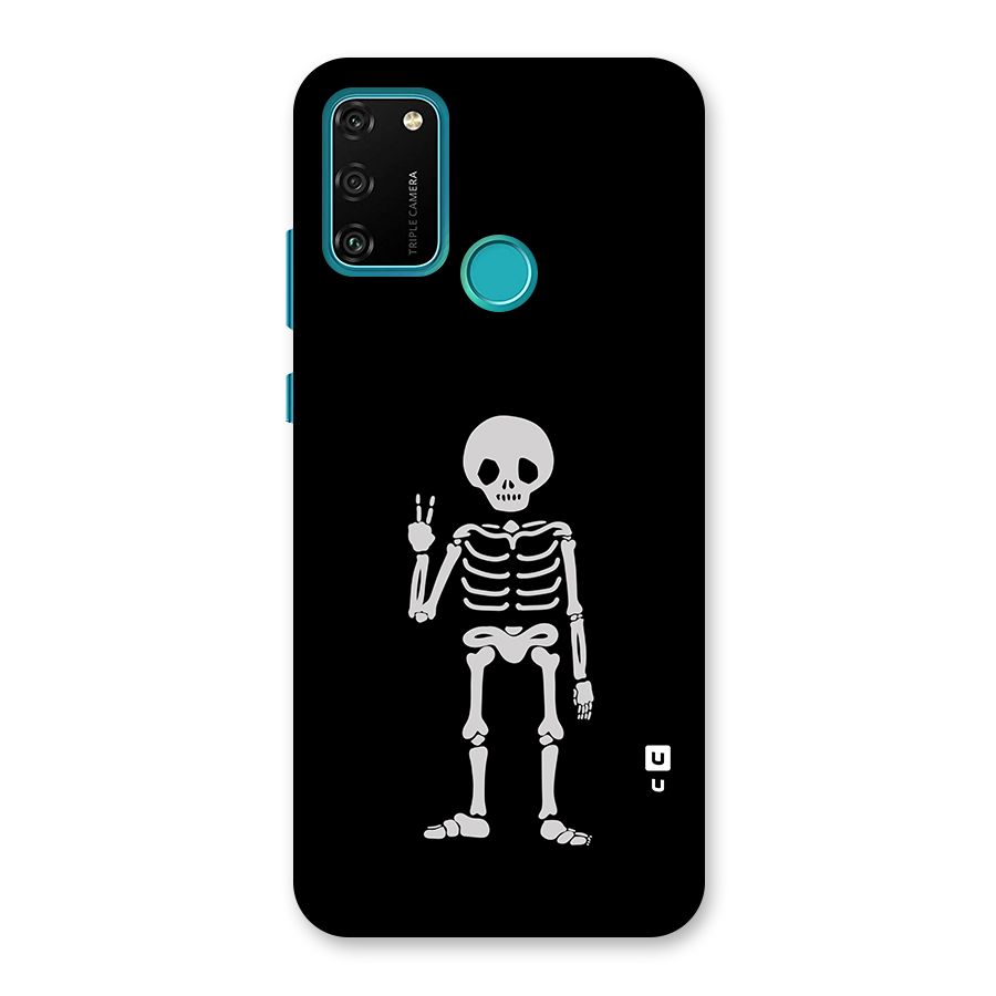 Victory Skeleton Spooky Back Case for Honor 9A