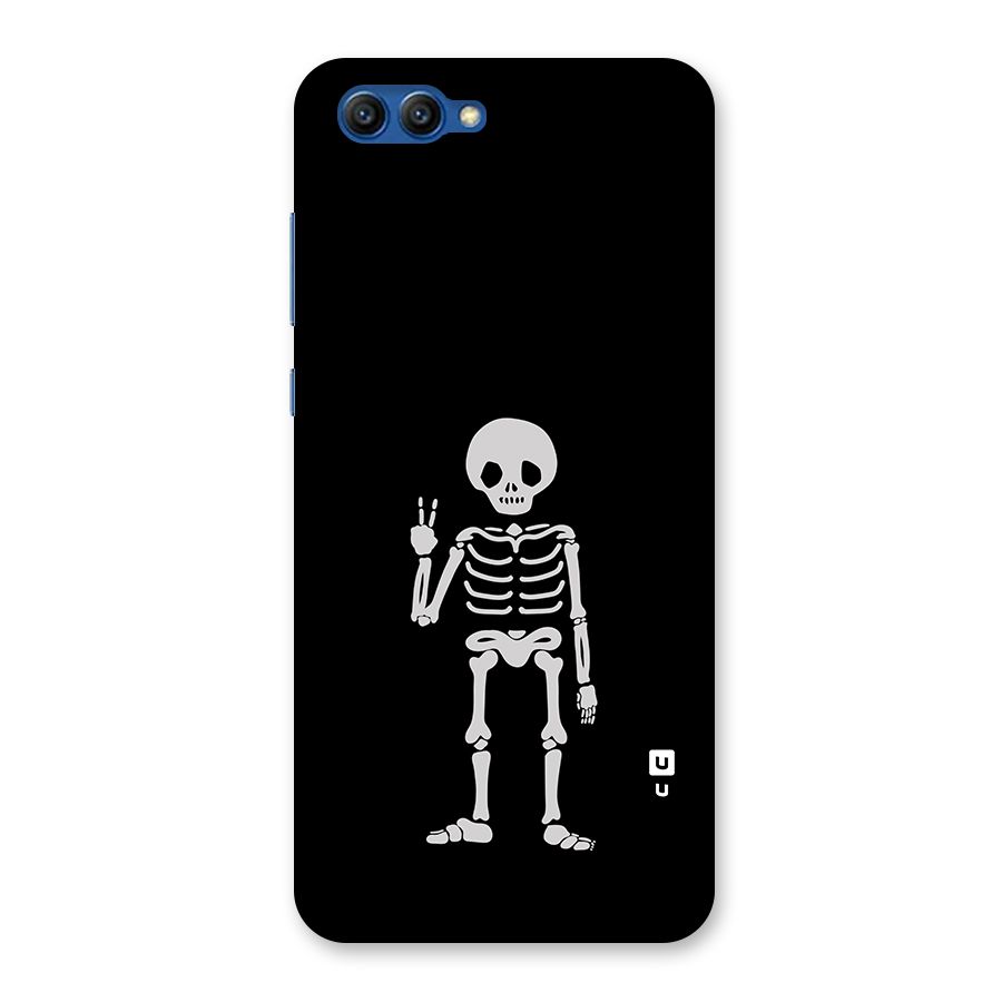 Victory Skeleton Spooky Back Case for Honor View 10