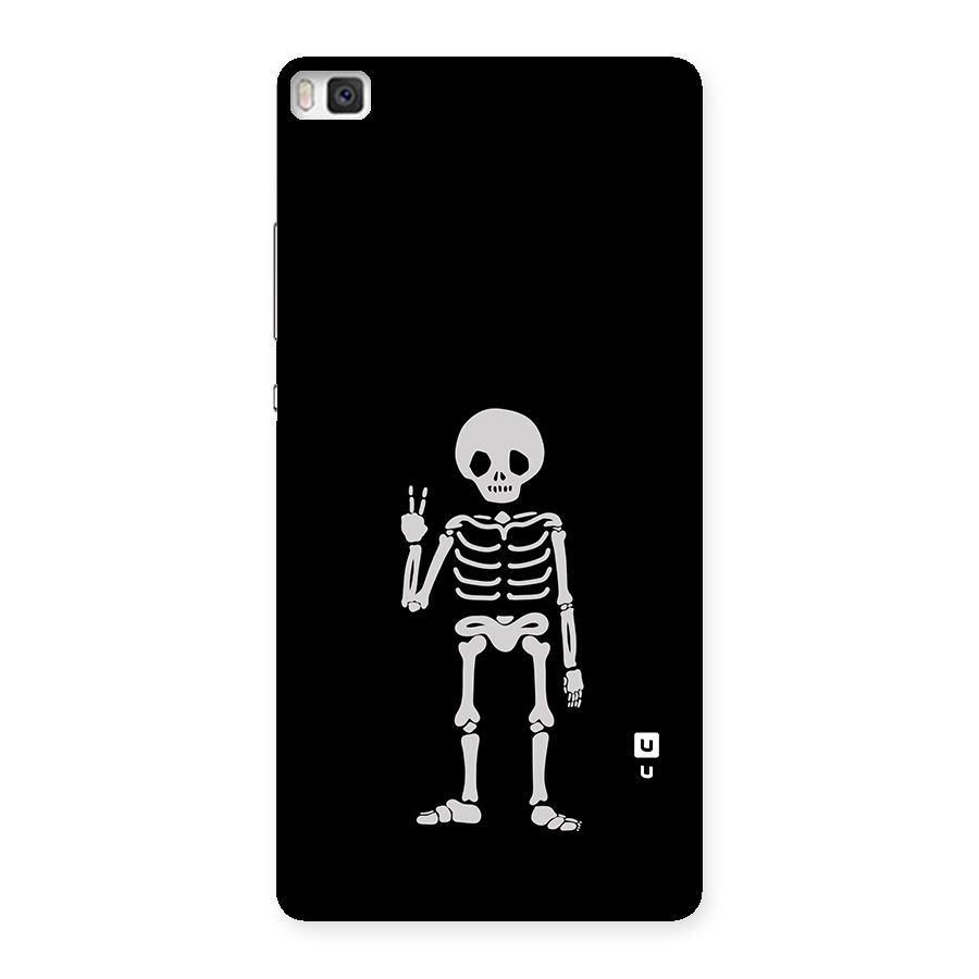 Victory Skeleton Spooky Back Case for Huawei P8