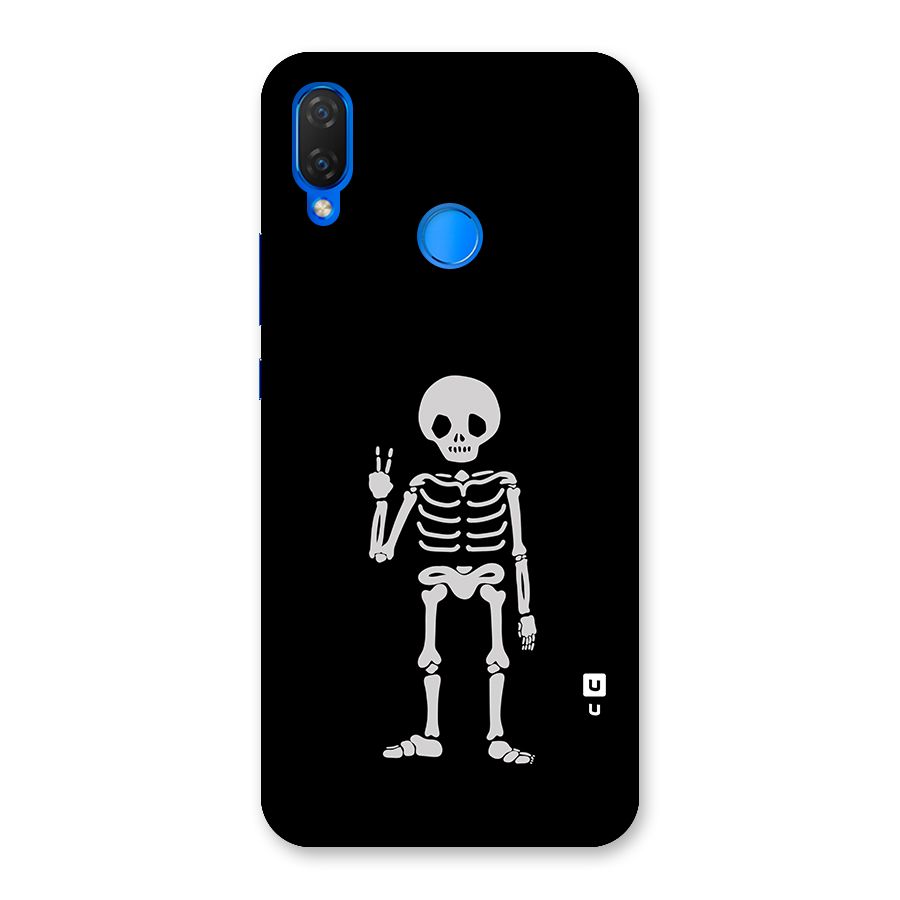 Victory Skeleton Spooky Back Case for Huawei P Smart+