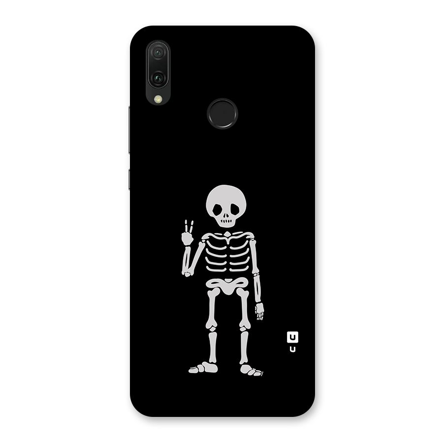 Victory Skeleton Spooky Back Case for Huawei Y9 (2019)