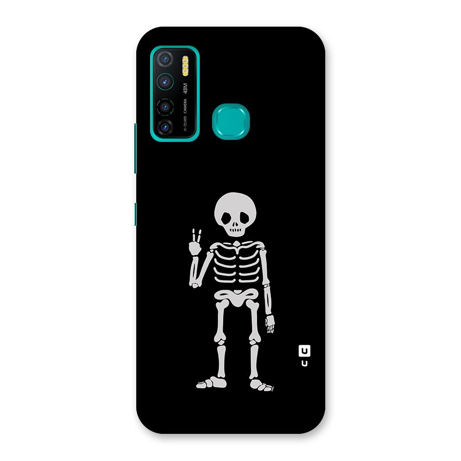 Victory Skeleton Spooky Back Case for Infinix Hot 9 Pro