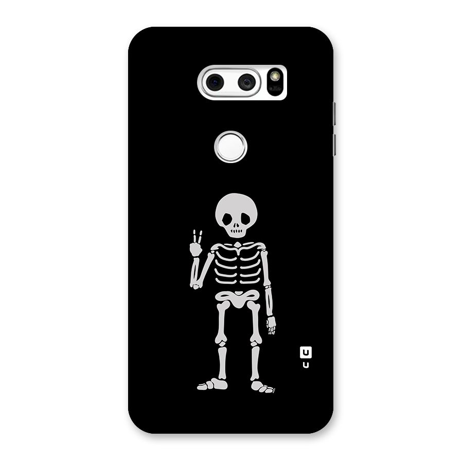 Victory Skeleton Spooky Back Case for LG V30