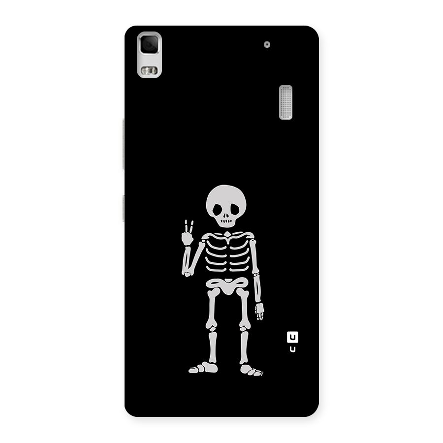 Victory Skeleton Spooky Back Case for Lenovo K3 Note