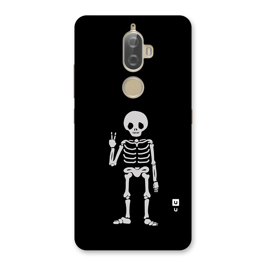 Victory Skeleton Spooky Back Case for Lenovo K8 Plus