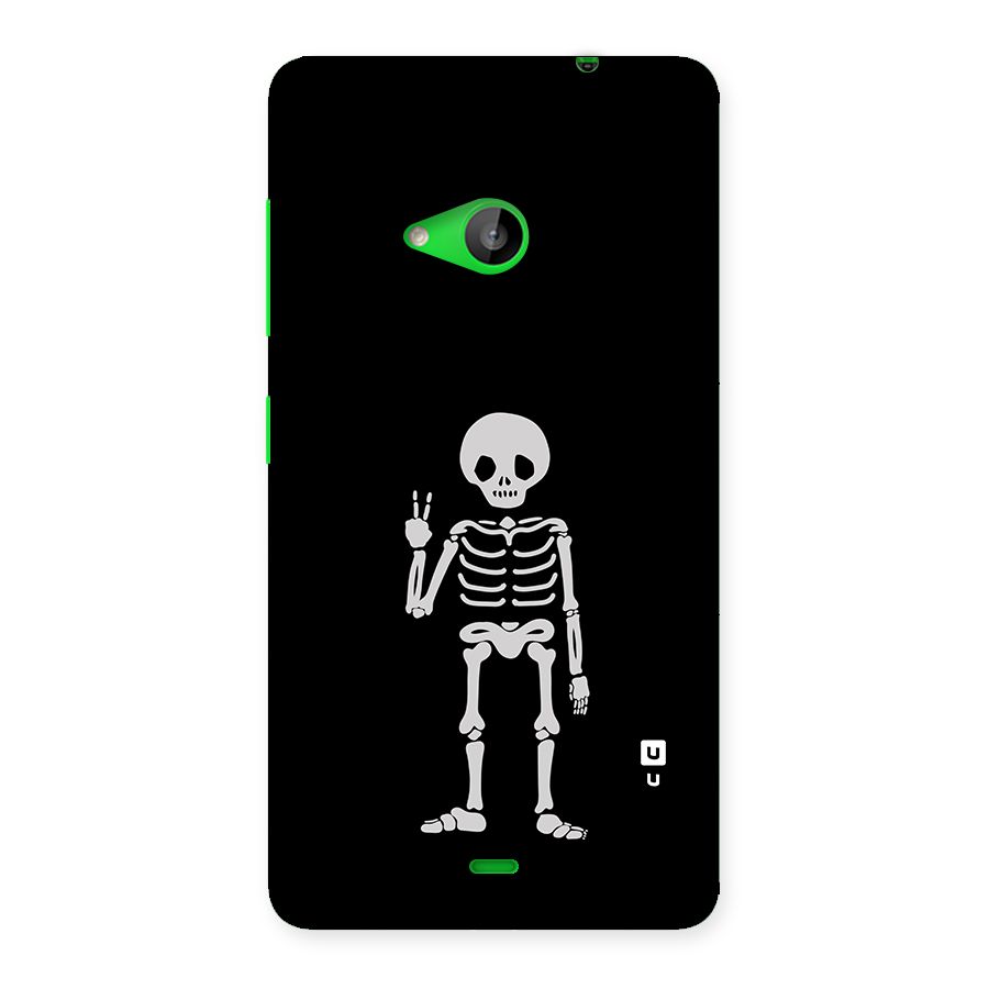 Victory Skeleton Spooky Back Case for Lumia 535