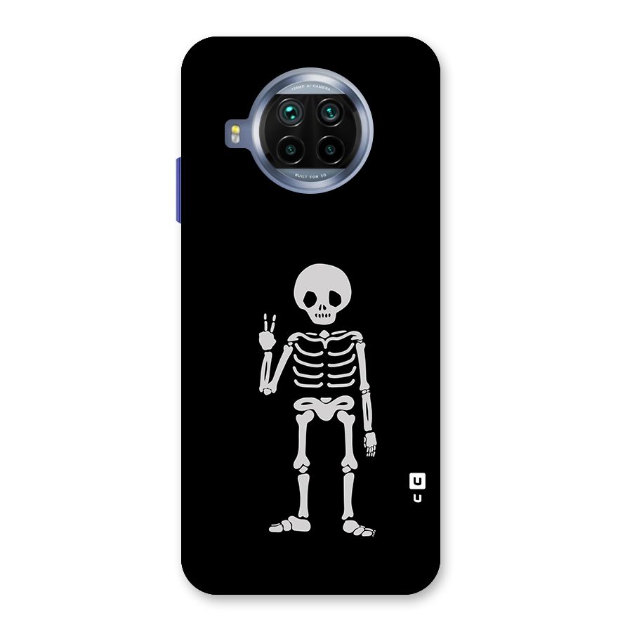 Victory Skeleton Spooky Glass Back Case for Mi 10i