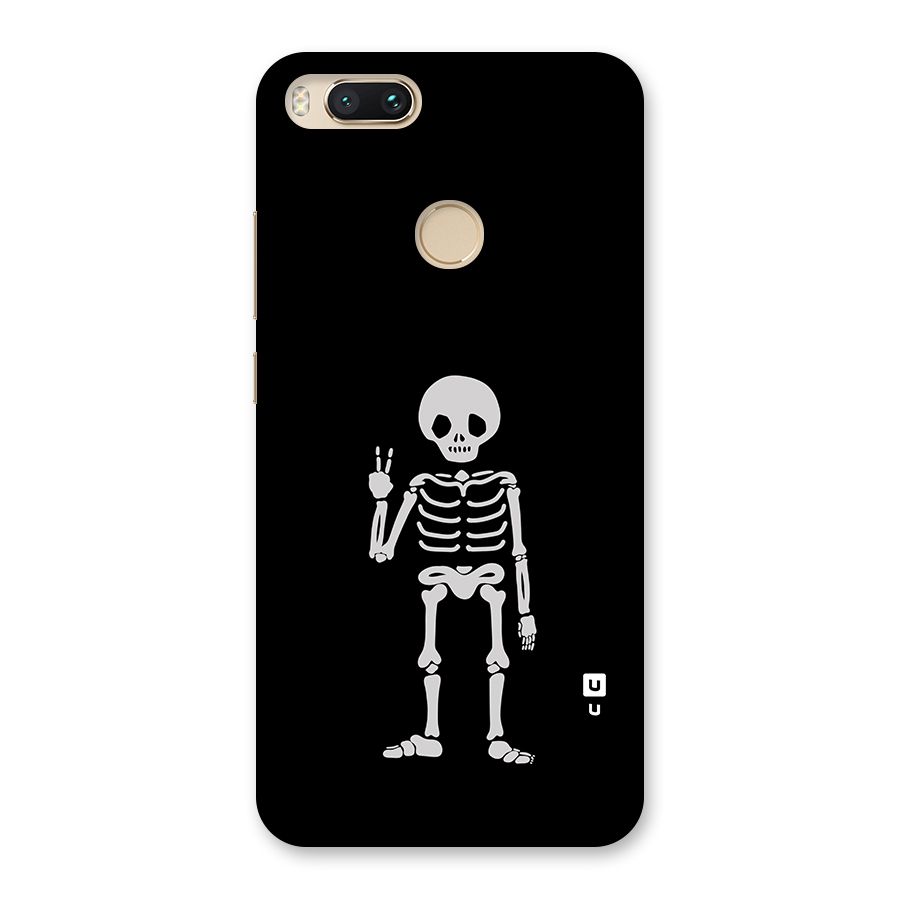 Victory Skeleton Spooky Back Case for Mi A1