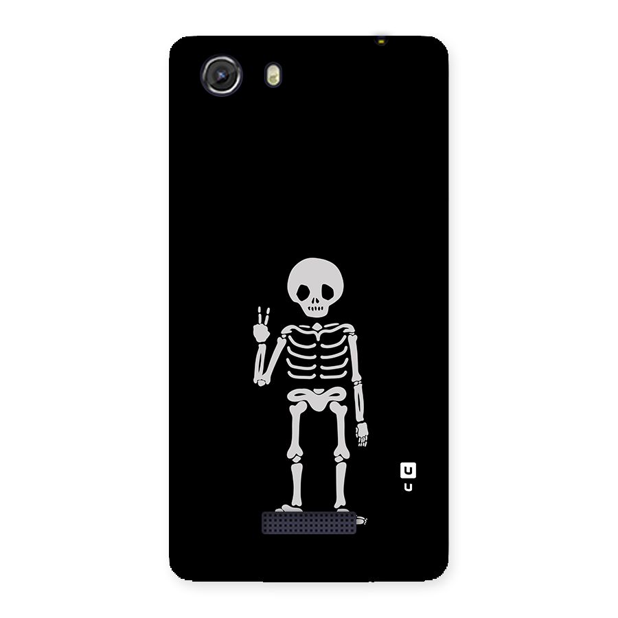 Victory Skeleton Spooky Back Case for Micromax Unite 3