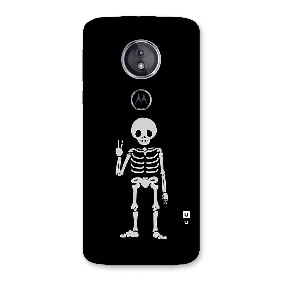 Victory Skeleton Spooky Back Case for Moto E5