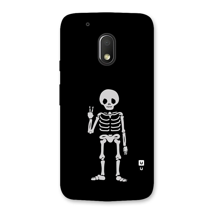 Victory Skeleton Spooky Back Case for Moto G4 Play