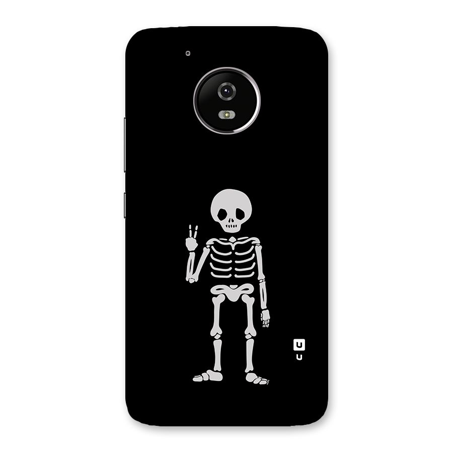 Victory Skeleton Spooky Back Case for Moto G5