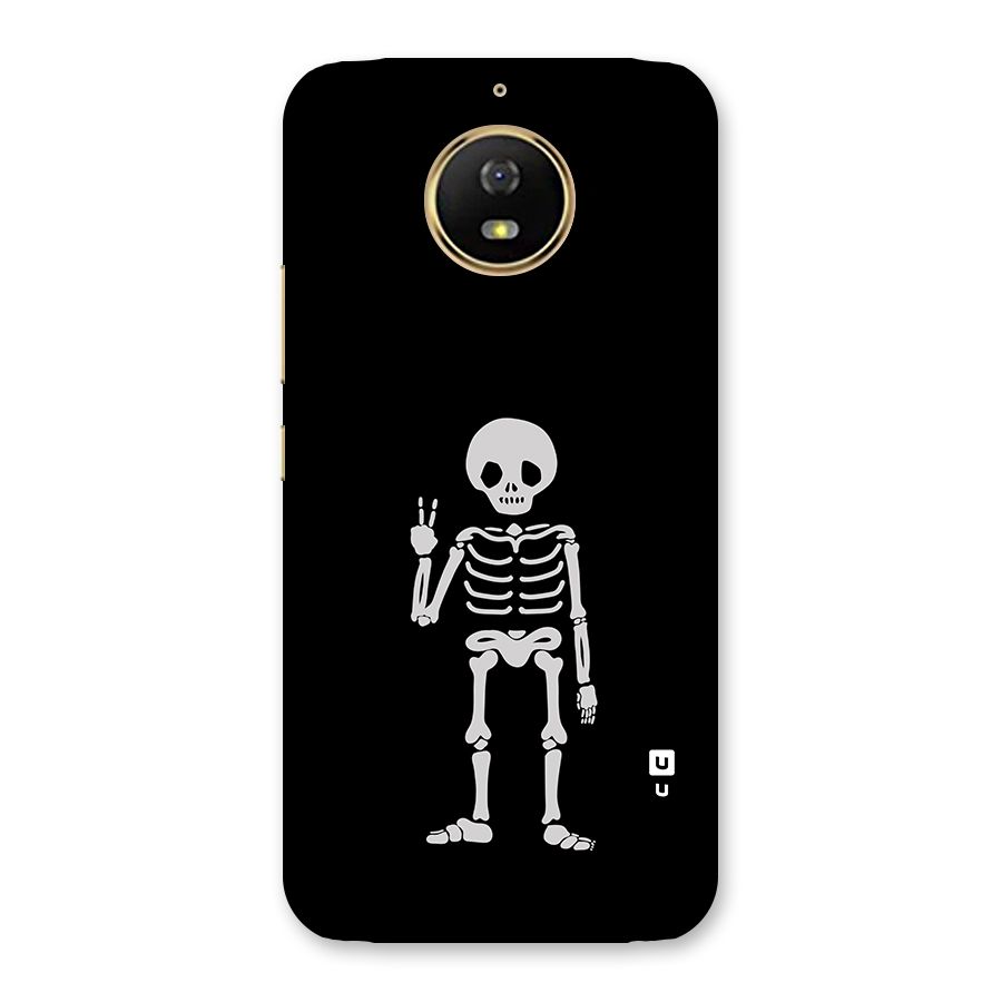 Victory Skeleton Spooky Back Case for Moto G5s