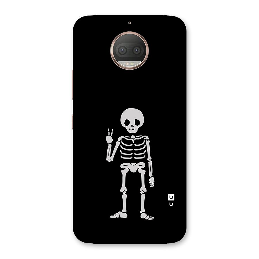Victory Skeleton Spooky Back Case for Moto G5s Plus