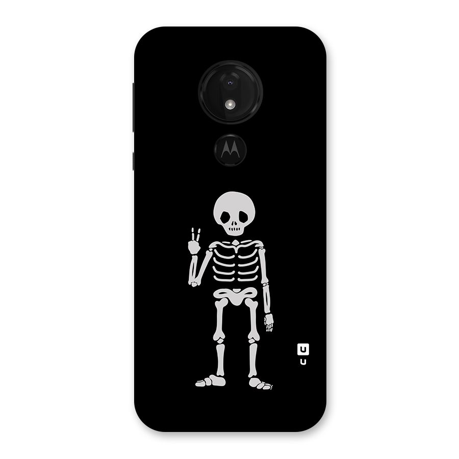 Victory Skeleton Spooky Back Case for Moto G7 Power