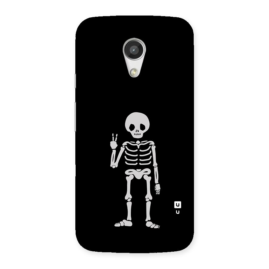 Victory Skeleton Spooky Back Case for Moto G 2nd Gen