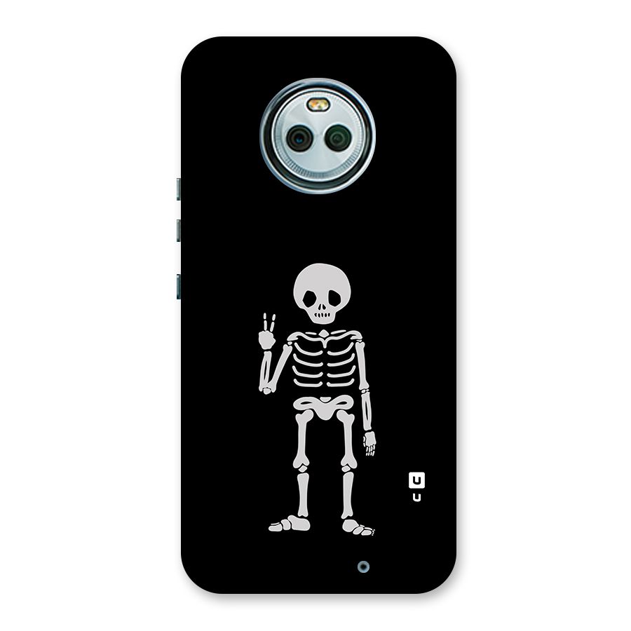 Victory Skeleton Spooky Back Case for Moto X4