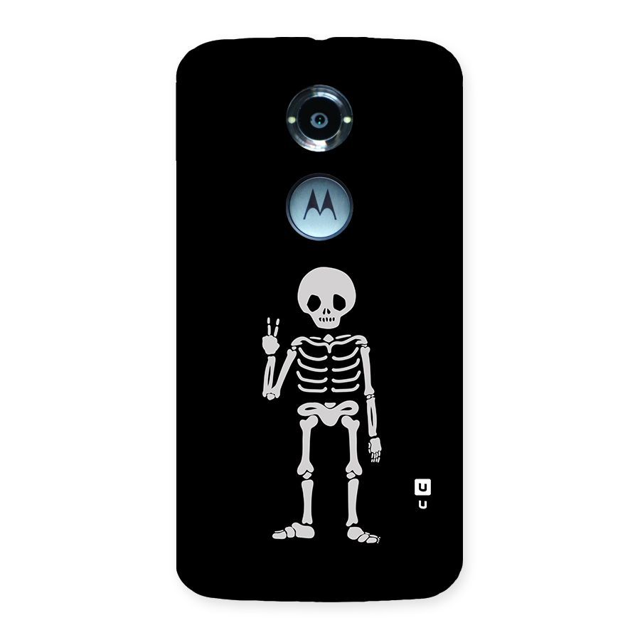 Victory Skeleton Spooky Back Case for Moto X 2nd Gen