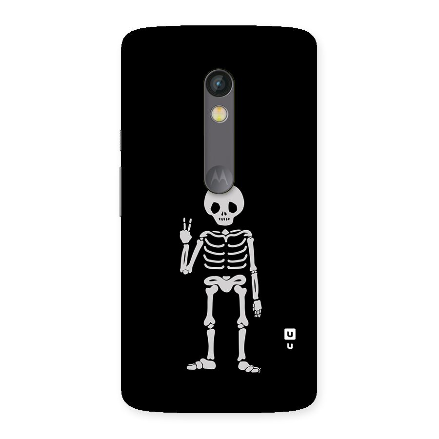 Victory Skeleton Spooky Back Case for Moto X Play