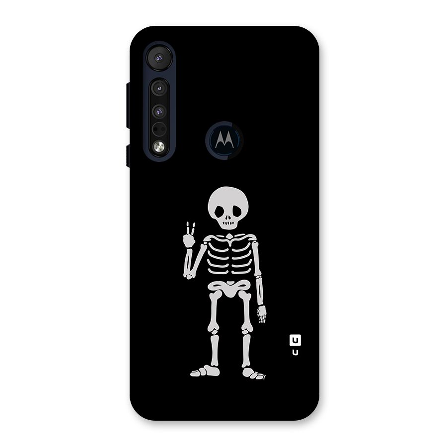 Victory Skeleton Spooky Back Case for Motorola One Macro