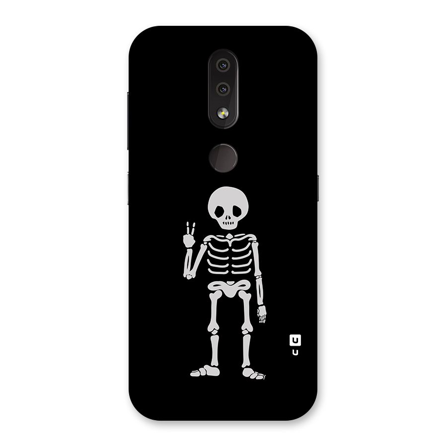 Victory Skeleton Spooky Back Case for Nokia 4.2